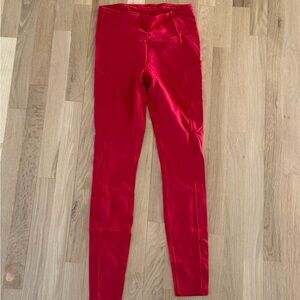lululemon athletica Vivid Red Performance Leggings